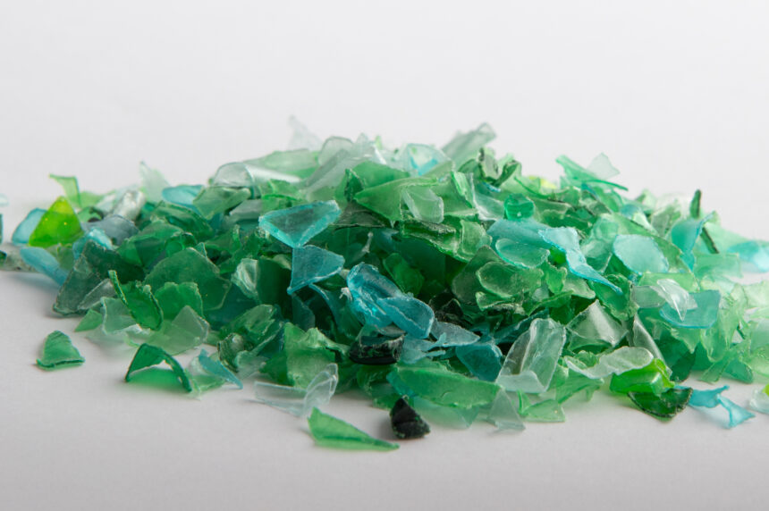 PET Flakes Green